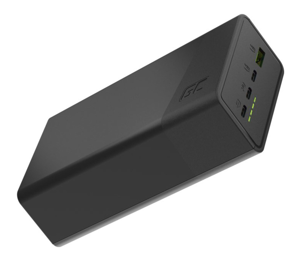 Green Cell Powerplay 30 30000mah 22,5W 4 porty czarny - 1528792 - zdjęcie